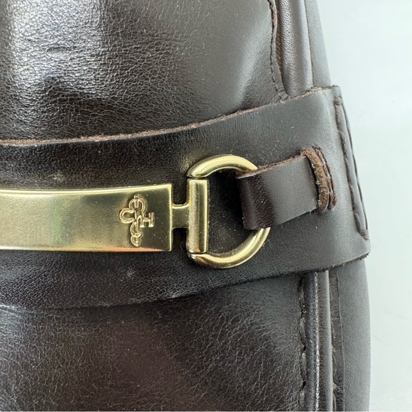 Cole Haan Men Provincetown Bit Loafer Driver Dark Brown Leather Size 13 M - Picture 8 of 13